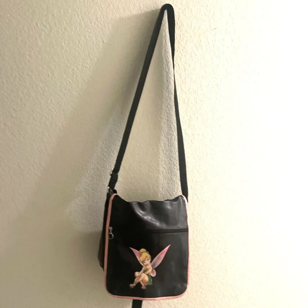 Tinkerbell Messenger Bag Excellent Tinker Bell Pink And Black Purse Shoulder Bag